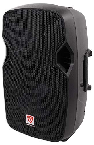 Rockville SPGN124 12" Passive 1200W DJ PA Speaker Pair with RVCS2 Stands | 1200W Peak / 300W RMS Each, 4 Ohm, Speakon Connections, Crank-Up Tripod Stands, 2 Carry Bags, Live Sound, 4-Items