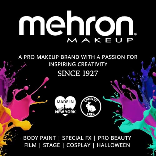 Mehron Makeup Paradise AQ Prisma Blendset - HOT | Professional Face & Body Paint Makeup. Perfect for Easy Color Blending. Vegan, Cruelty-Free, & Made in USA. - color: Hot