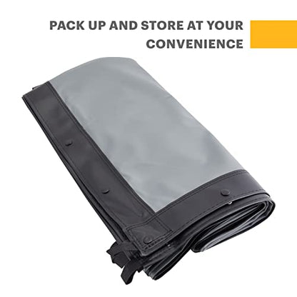 KODAK Outdoor Projector Screen 150-Inch, Fast Fold, Gray