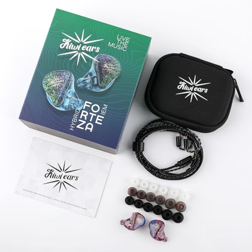 Kiwi Ears Forteza In Ear Monitor 1BA+2DD Hybrid Drivers HiFi Wired Earbuds - color: Purple