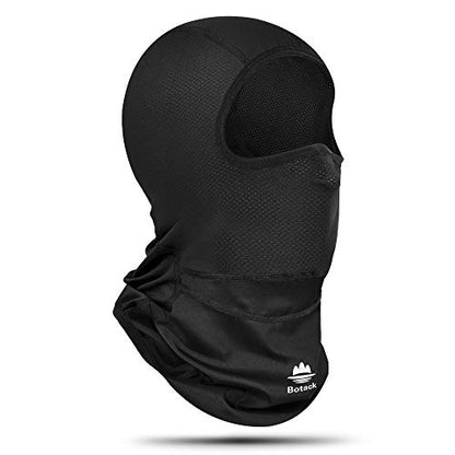 Balaclava Ski Mask, Sun Protection Breathable Face Cover Men Women - color: Mesh Black