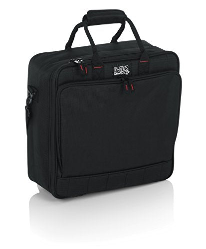 Gator Cases 15.5 x 15 x 5.5" Padded Mixer Carry Bag (G-MIXERBAG-1515) | Fits Compact Medium Format Mixers, Dual Layer Padding, Organized Cable Storage, Adjustable Removable Shoulder Strap - size: 15.5"x 15"x 5.5.", style: Medium Format