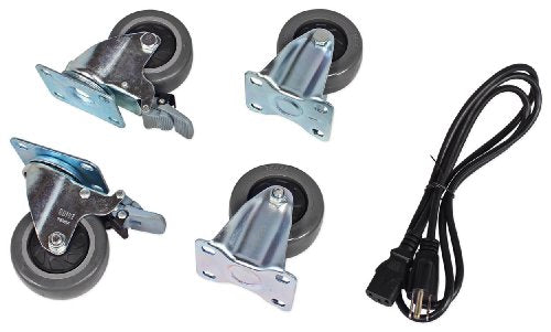 Rockville RBG18FA 18" Powered Folded Horn PA/DJ Subwoofer Bundle with Riser | 3000W Peak / 750W RMS, XLR/TRS Inputs, XLR Thru/High Pass Outputs, Variable Low Pass, ISO 12-18 Isolation Platform, 3-items