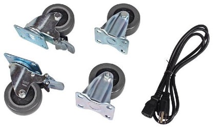 Rockville RBG18FA 18" Powered Folded Horn PA/DJ Subwoofer Bundle with Riser | 3000W Peak / 750W RMS, XLR/TRS Inputs, XLR Thru/High Pass Outputs, Variable Low Pass, ISO 12-18 Isolation Platform, 3-items