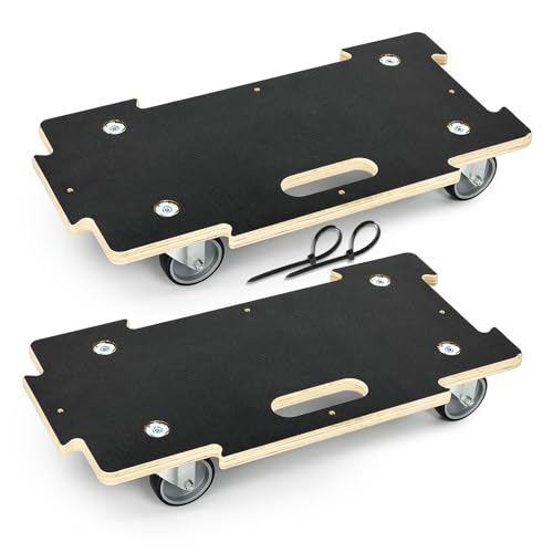 551LB Spliceable Heavy Duty Moving Dolly, No-Assembly Utility Cart - size: Spliceable(2 Pack)