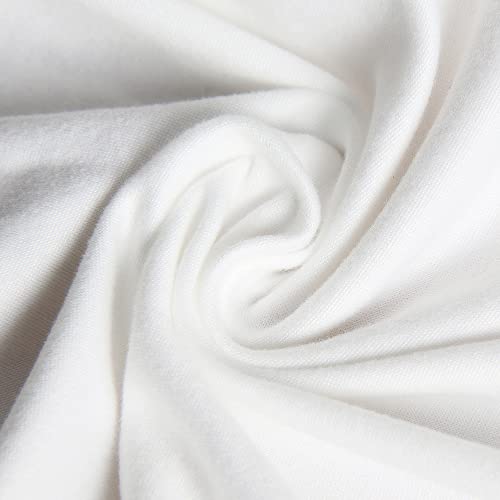 White 10"/12"/15" PA DJ Speaker Cover Scrim 2PCS Stretchy Speaker Cover for Wedding Church Club (RSC128W)