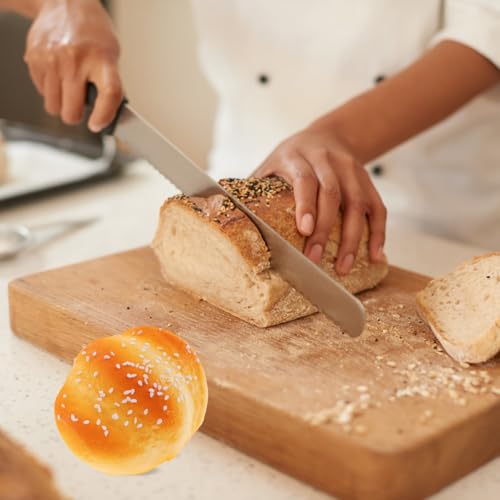 Vosarea 6Pcs Simulated Bread Toy Set Realistic Fake Food for Photography Decoration Cake Shop Display and Children S Educational Play 2.75X2.36X1.18In