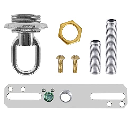 ECUDIS Light Fixture Cross Bar Kit, Nickel, Pack of 1 - color: Nickel, size: Pack of 1