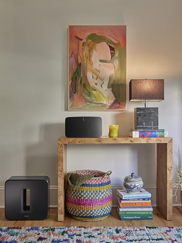 Sonos Sub 4 - Wireless Subwoofer - Black | Dual Force-Canceling Woofers | Deep, Dynamic Bass | Works with Arc, Arc Ultra, Beam soundbars | WiFi - color: Black