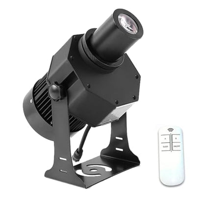 120W LED Logo GOBO Projector Ip67 Waterproof DJ Effect Light Including Free Custom Glass GOBO to Project Image for Hotel Company Store Wedding Advertising Indoor and Outdoor Use (120W)