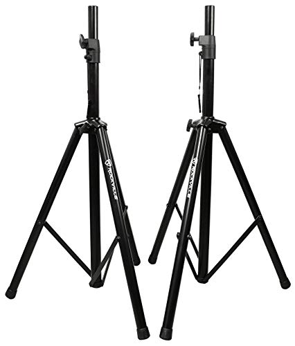 Rockville SPGN128 12" Passive DJ PA Speaker Pair with RPA12 2-Channel Amp