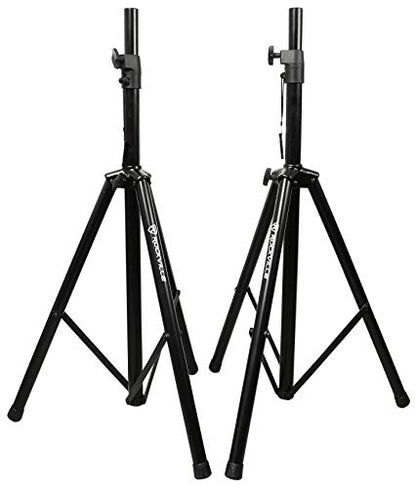 Rockville SPGN128 12" Passive DJ PA Speaker Pair with RPA12 2-Channel Amp