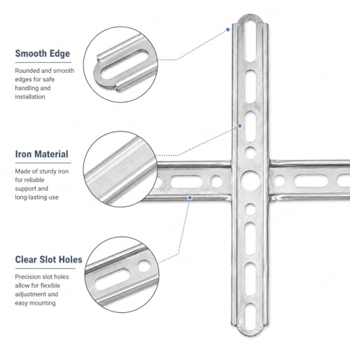 Ceiling Light Mounting Bracket Crossbar Metal Lamp Fixture 7.08In Cross Hanging Board Wall Mount Plate for Canopy Chandelier Light