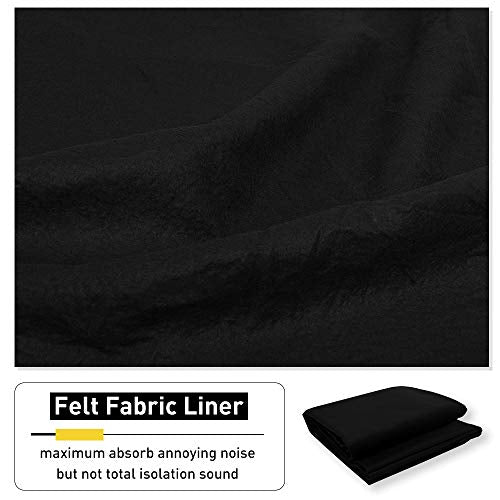 NICETOWN Sound Barrier 100% Blackout Divider Curtains 84", Noise, Heat and Cold Blocking Drapes with Felt Fabric Lining for Noise Reducing/Nursery/Daytime Sleep/Bedroom (White, 2 PCs, 34" Wide) - color: Pure White, size: 34"W x 84"L (Pack of 2)