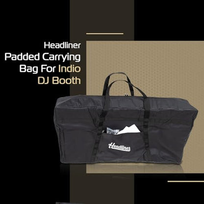 Headliner Padded Carrying Bag for Indio DJ Booth - Premium Carry on Bag with Large Outside Pockets, Padded Protection, and Lightweight Design - Safeguard Your DJ Equipment on the Go - style: Premium Carrying Bag
