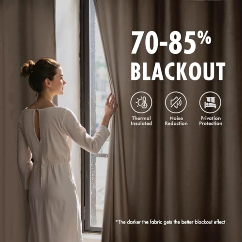 MIULEE Camel Beige Velvet Curtains 63 Inch Long 2 Panels, W40 x L63 | Luxury Super Soft, Thermal Insulated, Room Darkening Drapes, Rod Pocket Design, Window Curtains for Bedroom Living Room - color: Camel Beige, size: 40"W x 63"L (Pack of 2)