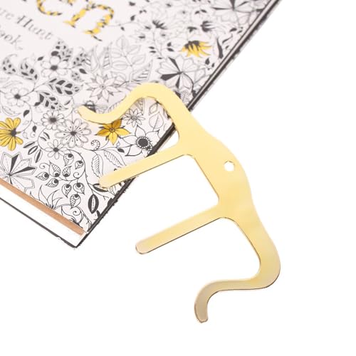 2 Pack Metal Black Music Book Clips Page Holders for Reading, Sheet Music Stand, Piano, Book & Keyboard Ideal for Musicians (Gold) - color: Gold