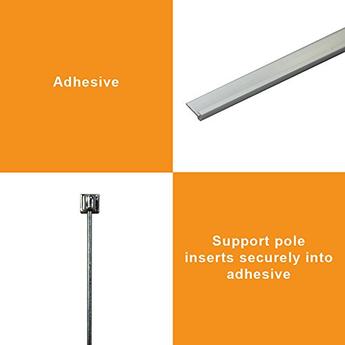 Mini Table Top Retractable Banner Stands – Fits 8.3in x 11.7in Banners - Includes 10 Banner Stands (Banners are not Included) - color: 10 Stands, size: Small
