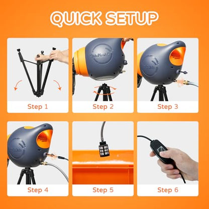Foam Machine for Families and Party - Easy to Use Foam Making Toy with Large Foams Production, Perfect for Birthdays, Celebrations, and Backyard Events
