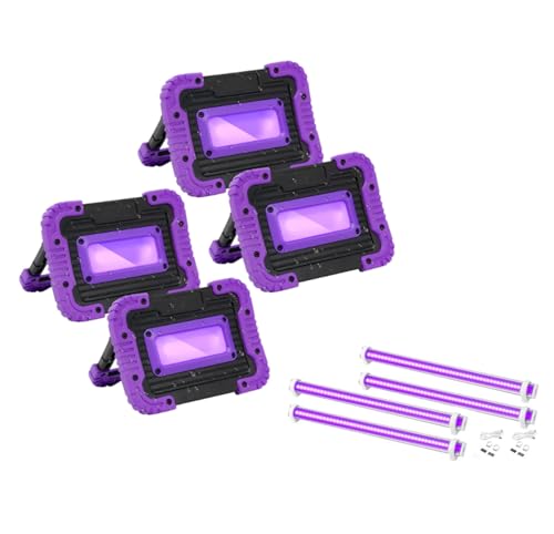 LED Black Lights Bar& LED Black Lights, Blacklight for Party, Stage Lighting, Aquarium, Body Paint, Fluorescent Poster, Glow in The Dark