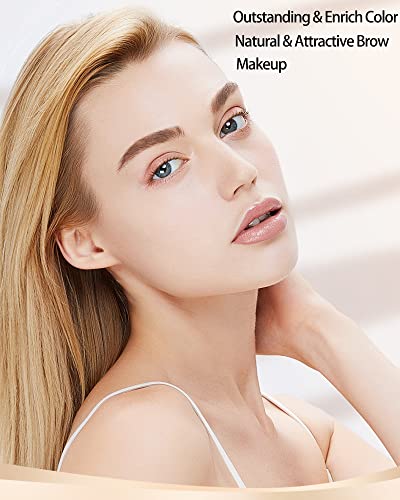 Waterproof Tinted Brow Gel- Long Lasting SmudgeProof Liquid Eyebrow Makeup, Eyebrow Mascara Tinted Brow Glue, Eye Brow Filler, Volumizing Enhance Brow Mascara,With Brow Razor,Gift for Women- 03Brown - color: 03# Brown