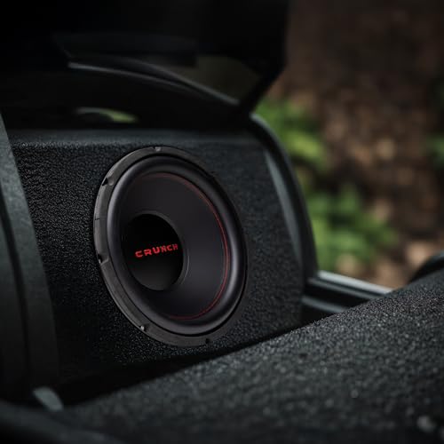 Crunch 12 Inch 800 Watt RMS Dual Voice Coil Car Audio Subwoofer, 2-Pack | 4 Ohm Car Subwoofers with Spade Terminals for Sealed or Vented Enclosures, Deep Bass for Car and Truck Stereo