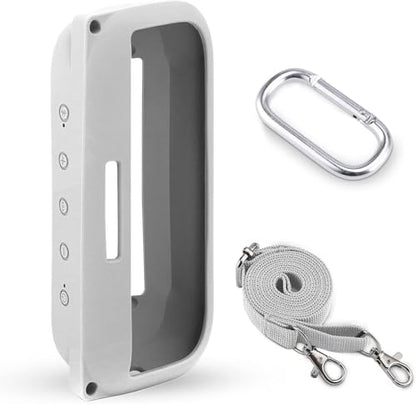 co2CREA Soft Silicone Case for Bose SoundLink Flex Bluetooth Speaker, White - color: White Smoke Case