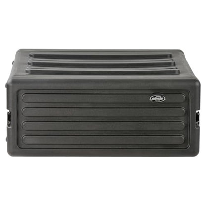 SKB 4U Roto Rack Case - Durable Polyethylene Gear Protector, Stackable, Waterproof with Twist Latches & Rubber Feet for Musicians, DJs, and A/V Equipment - Secure Transport & Storage Solution | Waterproof with Twist Latches and Rubber Feet for Musicians,