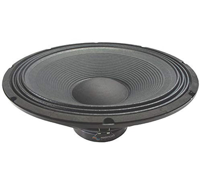 Harmony Audio 18" PA Replacement Subwoofer 1200W 16 Ohm Woofer 2 Pack | 18 inch dual pro speaker pair, revives blown bass drivers, deep low-end punch, drop-in fix, twin bin stage rig ready - size: 16 Ohm, style: Two Pack