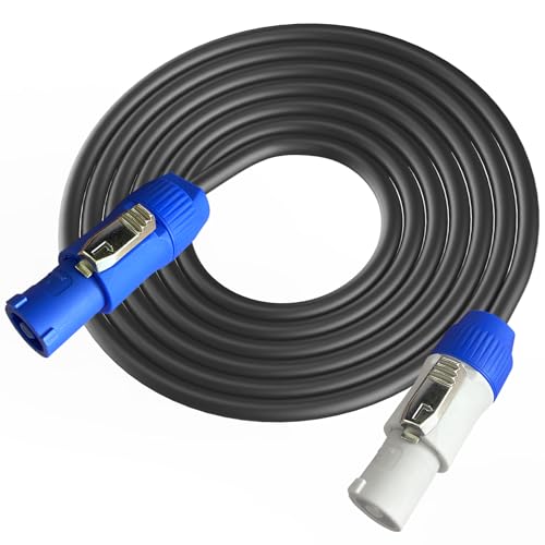 PowerCon Power Cable 12AWG 3 Pin PowerCon Extension Cable-6FT - size: 6FT