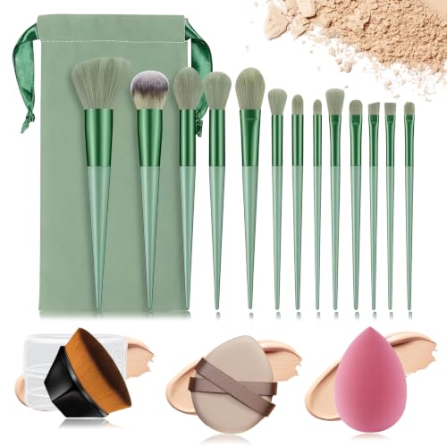 Makeup Brush Set 13 Pcs Professional-Complete Kit with Foundation,Eyeshadow,Blush&Lip Brushes-Soft Synthetic Bristles for Women&Beginners B - color: D