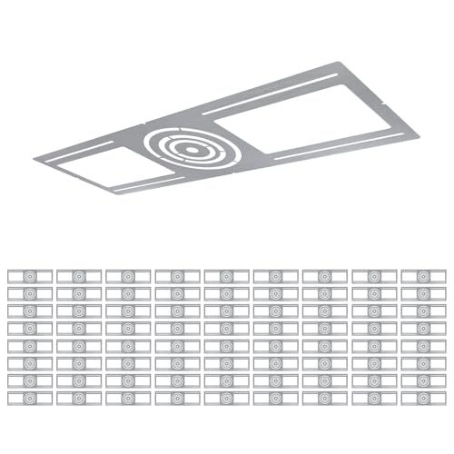 New Construction Mounting Plate 3-4-6" Round Wafer Rough in Plate 72Pcs - color: Symmetry, size: 72PCS