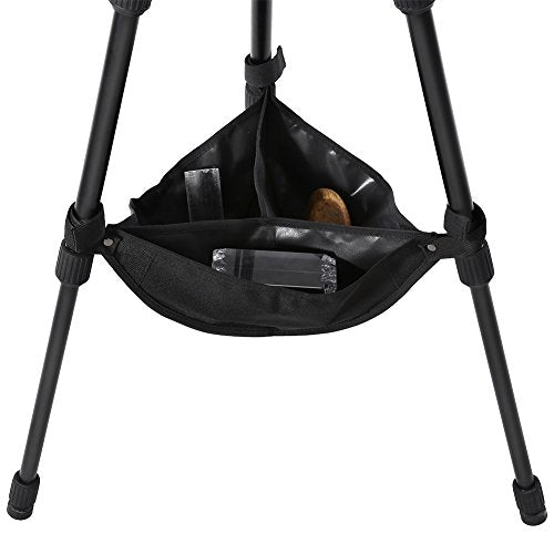 Tripod Weights Stone Bag, Tripod Stone Bag, Video Sand Bag, Black Universal Heavy Duty Tripod Boom Stand Stabilizer Stone Bag Photography Tackle Accessory for Tripod Easel Light Stand Photography