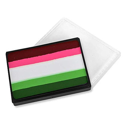 Mehron Makeup Paradise AQ Prisma Blendset - FLEUR | Professional Face & Body Paint Makeup. Perfect for Easy Color Blending. Vegan, Cruelty-Free, & Made in USA. - color: Fleur
