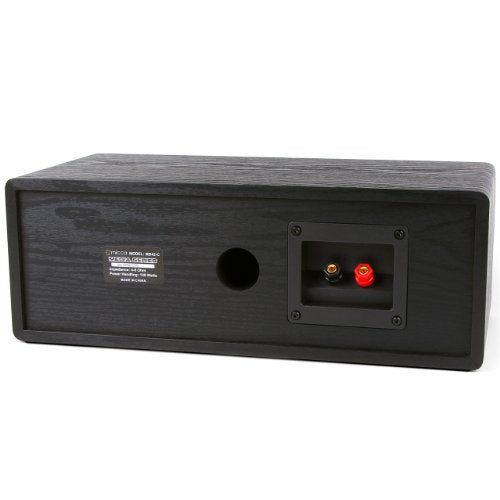 Micca MB42-C 2-Way Passive Center Channel Speaker Home Theater, Each, Black | Amplifier or Receiver Required, Dual 4-Inch Carbon-Fiber Woofers, 0.75-Inch Silk-Dome Tweeter, Surround Sound, Clear Vocals - style: MB42-C Standard Center Channel Speaker