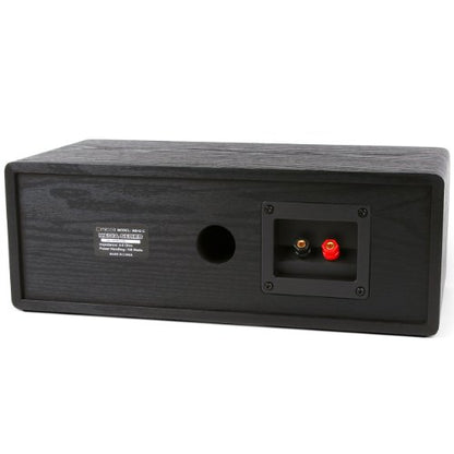 Micca MB42-C 2-Way Passive Center Channel Speaker Home Theater, Each, Black | Amplifier or Receiver Required, Dual 4-Inch Carbon-Fiber Woofers, 0.75-Inch Silk-Dome Tweeter, Surround Sound, Clear Vocals - style: MB42-C Standard Center Channel Speaker