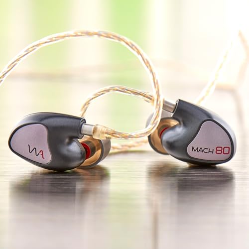 Westone Audio - Mach 80 Universal IEM Wired Earbuds - 8 Balanced Armature Professional Musician in Ear Monitor Earphones with Linum® ESTRON ULTRABaX™ T2 Cable - style: 8 Drivers