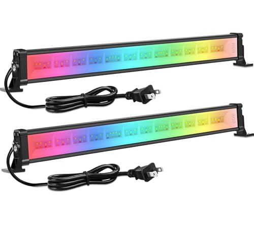 MEIKEE RGB Wall Washer Lights 42W RGBCW Smart APP LED Light Bar