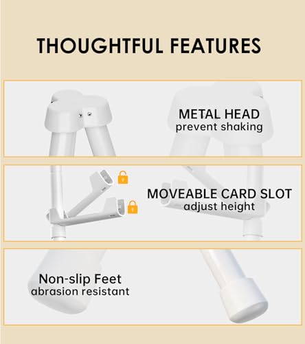 Display Easel Stand for Sign, Lightweight Tripod with Bag, Portable Adjustable Artist Easels for Outdoor Painting Posters/Canvas/Wedding, 1PC White