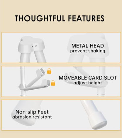 Display Easel Stand for Sign, Lightweight Tripod with Bag, Portable Adjustable Artist Easels for Outdoor Painting Posters/Canvas/Wedding, 1PC White