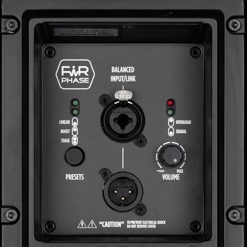 RCF ART-915A 2100W 15-Inch Two-Way Active PA Loudspeaker Bundle with ART-COVER-915 Padded Protective Cover — 131 dB FiRPHASE DSP PA Speaker for Mobile DJs, Wedding Sound, Live Bands, House of Worship