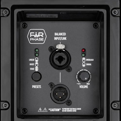 RCF ART-915A 2100W 15-Inch Two-Way Active PA Loudspeaker Bundle with ART-COVER-915 Padded Protective Cover — 131 dB FiRPHASE DSP PA Speaker for Mobile DJs, Wedding Sound, Live Bands, House of Worship