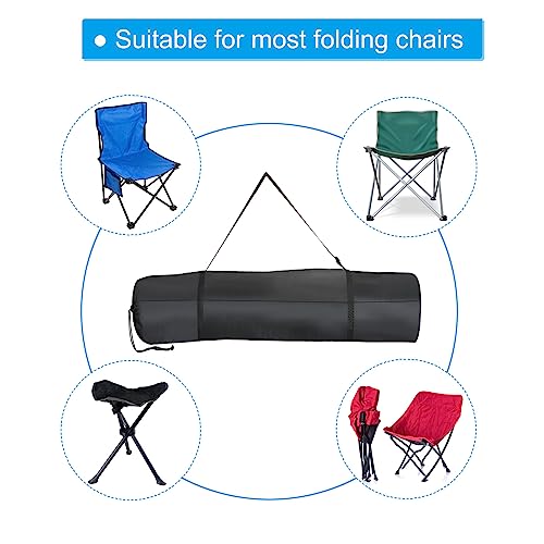 PATIKIL 51 Inch Tripod Monopod Case Bag, Nylon Camping Foldable Tripod Carry Case Storage Bag with Shoulder Strap for Outdoor Travel, Black - size: 51 Inch