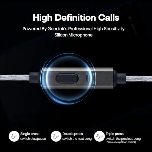 Linsoul SIMGOT EW300 1DD+1Planar+1PZT Hybrid Driver IEMs, DSP Edition | HiFi Wired Earbuds, Gaming Earbuds with Detachable Nozzles, Silver-Plated OFC In Ear Monitor Cable for Audiophile Musician - style: EW300 DSP