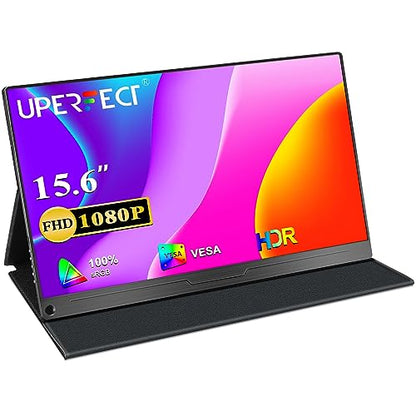 UPERFECT Portable Monitor, 15.6" IPS 1920X1080 FHD Eye Care Travel Screen - size: 15.6