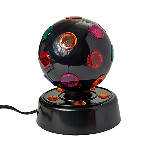 Kicko 7 Inch Disco Light - LED Multi-Colored Revolving Lighting Ball - Perfect for Home and Party Decorations, Stage Lights, Rave, School Festivals, Stress Reliever - size: 7 Inch