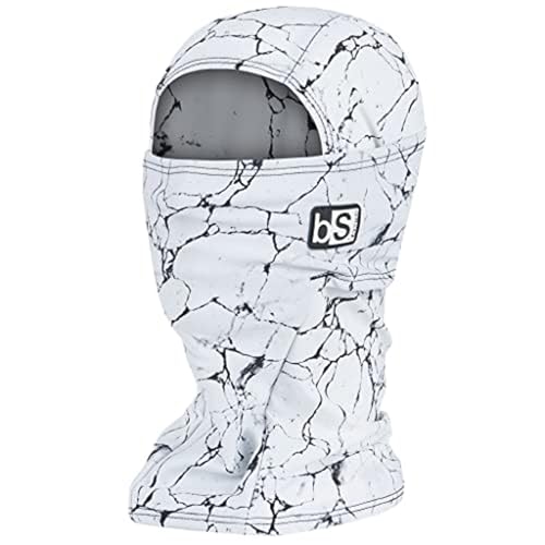 BLACKSTRAP Hood Balaclava Face Mask – Cold Weather Ski Mask, Breathable, Moisture-Wicking, and Helmet-Compatible - color: Fracture Mono