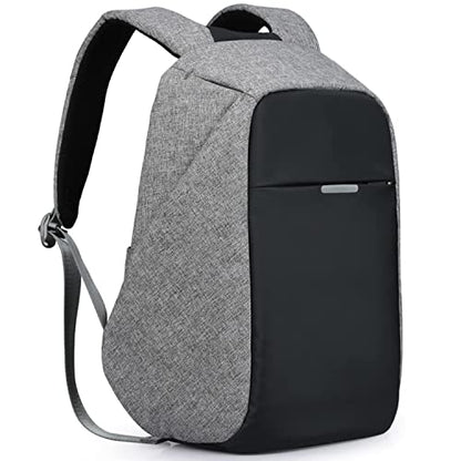 oscaurt Anti Theft Backpack 15.6 Inch Laptop Travel Backpack with Hidden Zipper and USB Charging Port Waterproof Business Computer Bag for Men & Women - color: Dark Grey