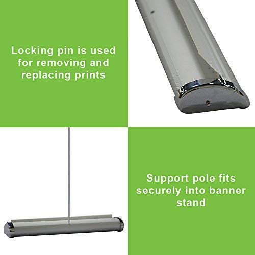 Mini Table Top Retractable Banner Stands – Fits 11.7in x 16.5in Banners - Includes 10 Banner Stands (Banners are not Included) - color: 10 Stands, size: Large
