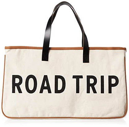 Santa Barbara Design Studio Tote Bag For Women Hold Everything 100% Cotton Canvas Shoulder Bag, Large, Road Trip - color: Road Trip